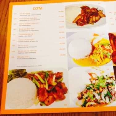 Thực đơn- Paloma Cafe - Vincom Bà Triệu