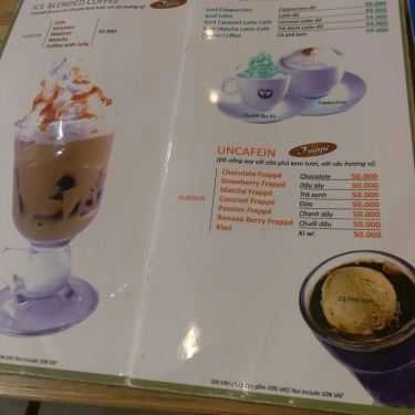 Thực đơn- Paloma Cafe - Vincom Center Nguyễn Chí Thanh