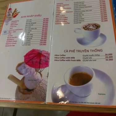 Thực đơn- Paloma Cafe - Vincom Center Nguyễn Chí Thanh