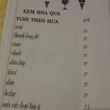 Thực đơn- Cafe Pan Cream & Drinks