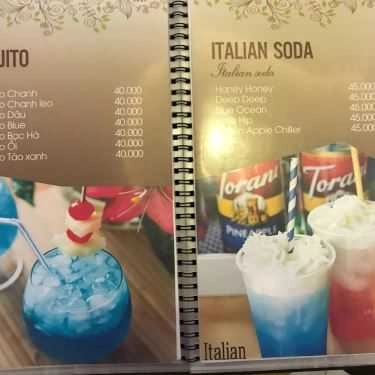 Thực đơn- Pandora Cafe - Triều Khúc