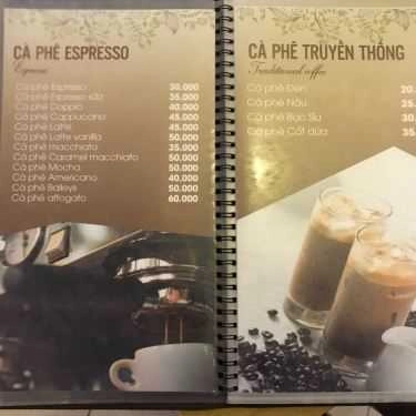 Thực đơn- Pandora Cafe - Triều Khúc