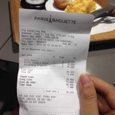 Tổng hợp- Cafe Paris Baguette - Hoàng Đạo Thúy