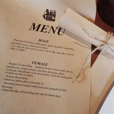 Thực đơn- Cafe Phố Nhỏ Bistro & Lounge
