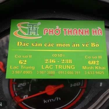 Tổng hợp- Nhà Hàng Phở Thanh Hà - Lạc Trung