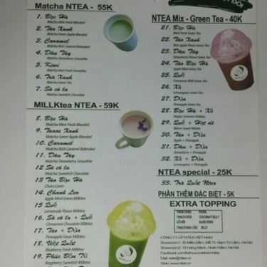 Tổng hợp- Cafe NTEA Drink - Miếu Đầm