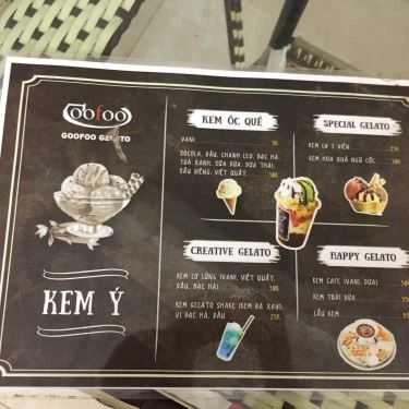 Thực đơn- Phương Cafe - Bế Văn Đàn