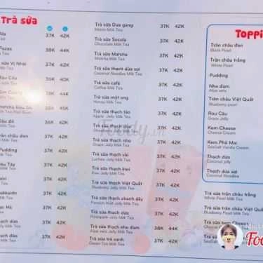 Thực đơn- Cafe Pozaa Drinks - Big C Long Biên