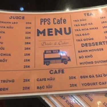 Thực đơn- PPS Cafe