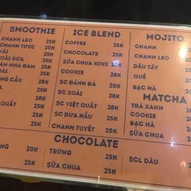Thực đơn- PPS Cafe