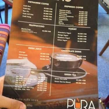 Tổng hợp- Pura Coffee - Trần Xuân Soạn
