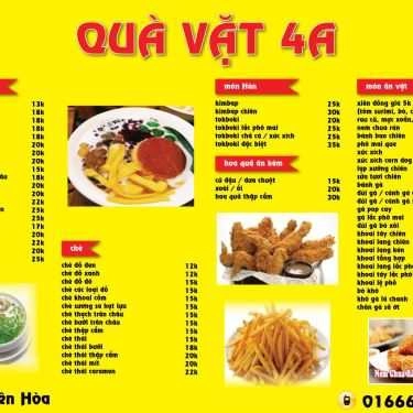 Thực đơn- Ăn vặt Quà Vặt Homemade - Yên Hòa