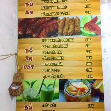 Thực đơn- Cafe Ngáo's Quà Vặt