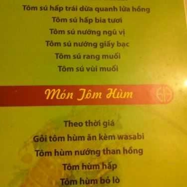 Thực đơn- Nhà Hàng Quán B19 - Ngon Và Ngon