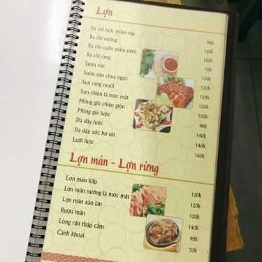 Thực đơn- Quán Nhậu Quán Béo - Bia Hơi & Các Món Nhậu