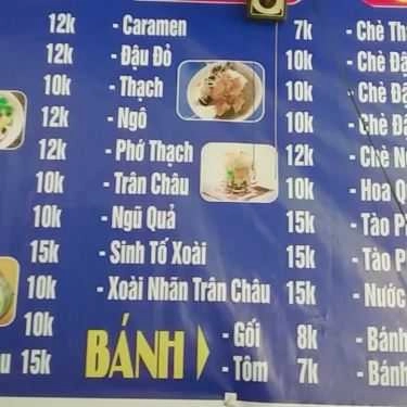 Thực đơn- Ăn vặt Chè & Tào Phớ - Đại Học Thương Mại