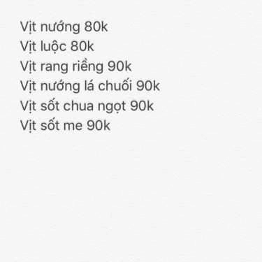 Tổng hợp- Quán Nhậu Chiều Quê - Vịt Cỏ Vân Đình
