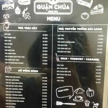 Thực đơn- Quận Chúa Cafe