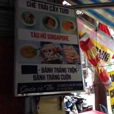 Thực đơn- Ăn vặt Chè Cô Thu & Bánh Tráng