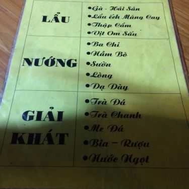 Thực đơn- Quán Ăn Vặt - Nguyễn Quý Đức