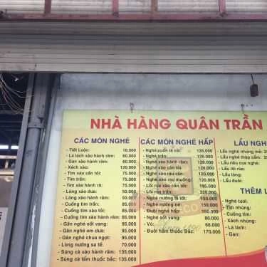 Thực đơn- Quán Nhậu Quân Trần - Thịt Chó Các Món