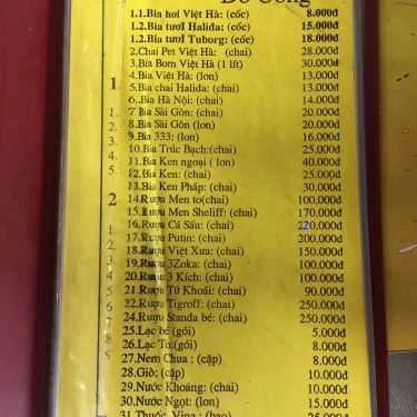 Tổng hợp- Quán Nhậu Xích Long - Bia Hơi & Các Món Nhậu