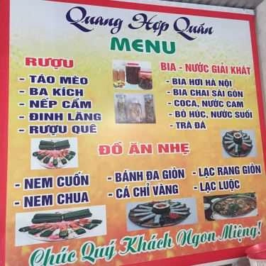 Tổng hợp- Quán Nhậu Quang Hợp - Bia Hơi & Các Món Nhậu
