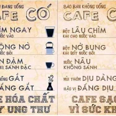 Thực đơn- Rain Coffee -Tô Hiệu