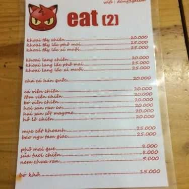 Thực đơn- Cafe Redcat Food & Drink