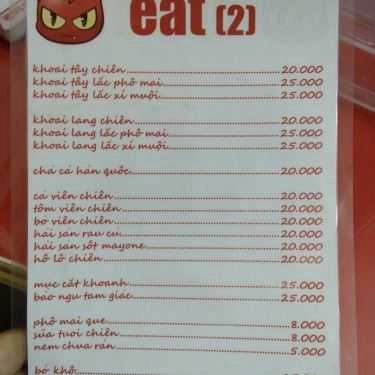 Thực đơn- Cafe Redcat Food & Drink