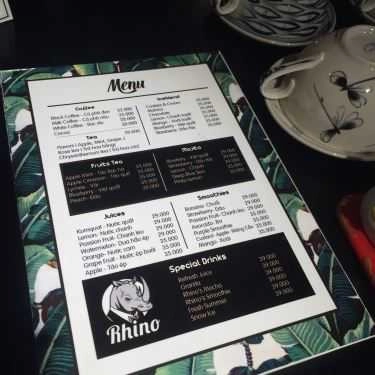 Thực đơn- Rhino Coffee