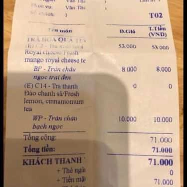Tổng hợp- Cafe Royaltea - 239 Trần Đại Nghĩa