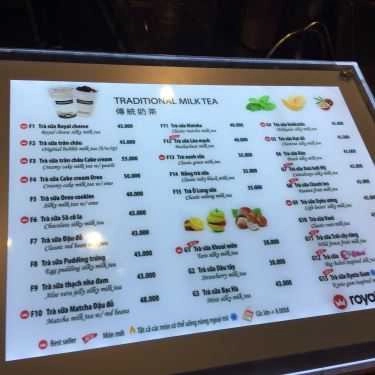 Thực đơn- Cafe Royaltea - 239 Trần Đại Nghĩa