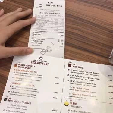 Thực đơn- Cafe Royaltea Flagship Store - Trà Sữa Đài Loan