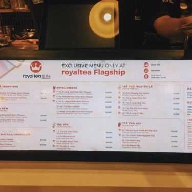 Thực đơn- Cafe Royaltea Flagship Store - Trà Sữa Đài Loan