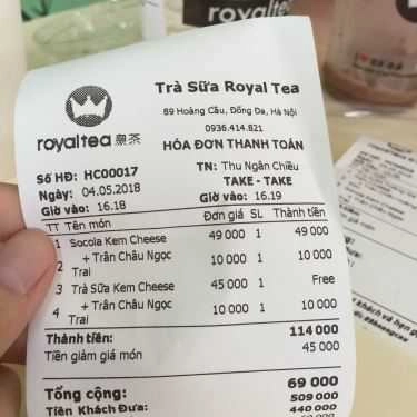Tổng hợp- Cafe Royaltea - Hoàng Cầu