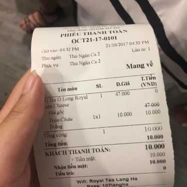 Tổng hợp- Cafe Royaltea - Láng Hạ