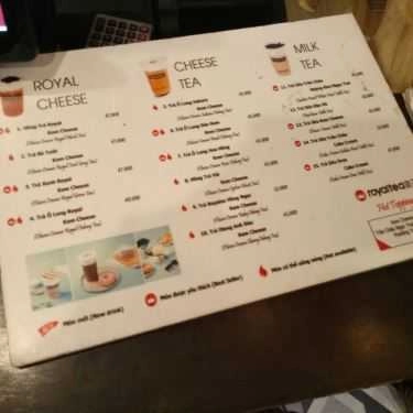 Thực đơn- Cafe Royaltea - Lò Đúc