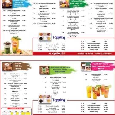 Tổng hợp- Cafe Royaltea - Thái Hà