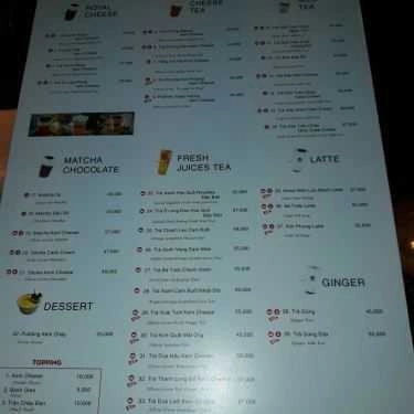 Thực đơn- Cafe Royaltea - Trà Sữa Hồng Kông - Phan Chu Trinh