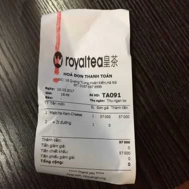 Tổng hợp- Cafe Royaltea Việt Nam - Trà Sữa Hồng Kông - Quang Trung