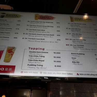 Thực đơn- Cafe Royaltea - Trà Sữa Hồng Kông - Tây Sơn