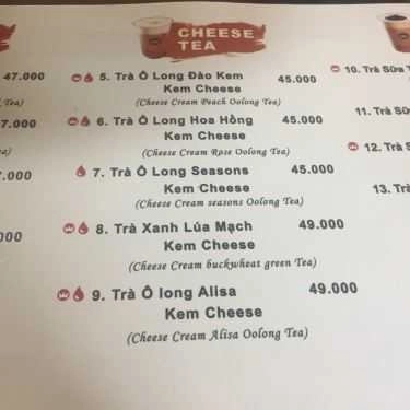 Thực đơn- Cafe Royaltea Việt Nam - Trà Sữa Hồng Kông - Nguyễn Trãi