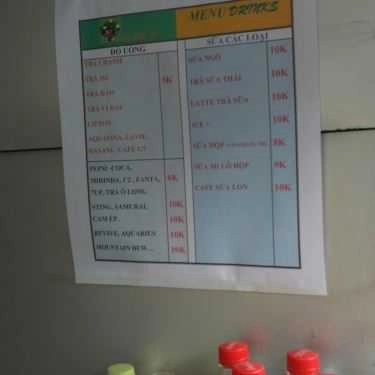 Thực đơn- Ăn vặt Rubic 8 - Bánh Mì Ngon