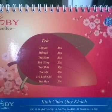 Thực đơn- Ruby Coffee - Trần Vỹ