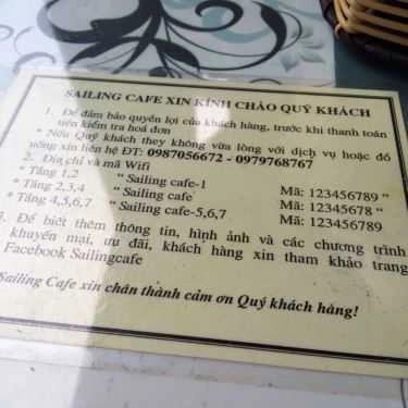 Tổng hợp- Sailing Cafe - Thanh Niên