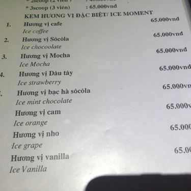 Thực đơn- Sailing Cafe - Thanh Niên