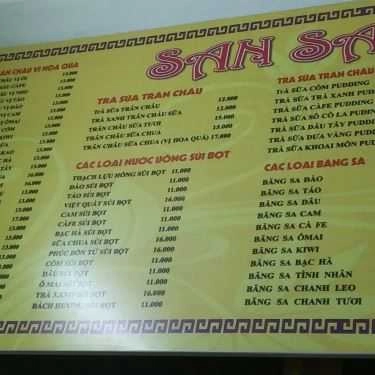 Tổng hợp- Cafe Trà Sữa San San - Triều Khúc