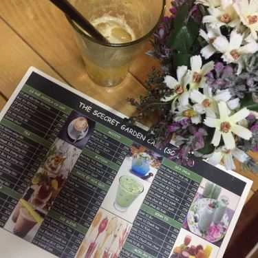 Thực đơn- Secret Garden Cafe - Ao Sen
