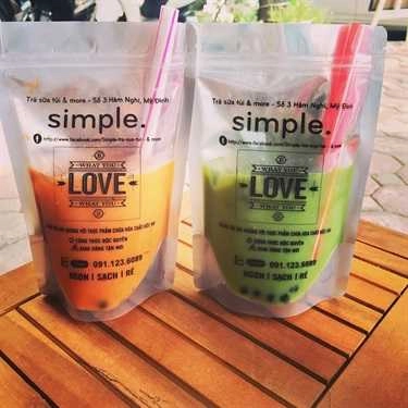 Món ăn- Cafe Simple - Trà Sữa Túi & More
